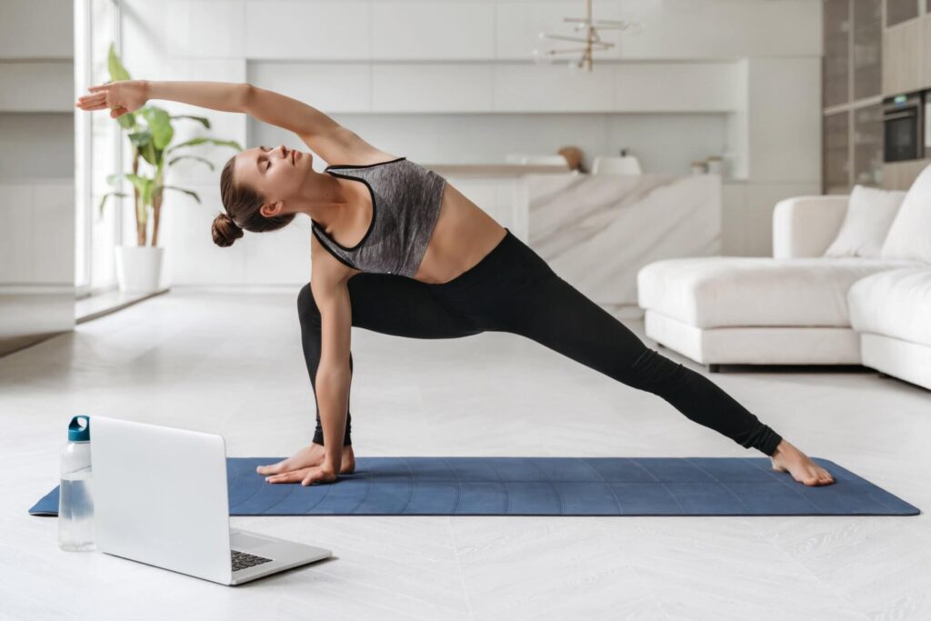 Extended Side Angle Pose Utthita Parsvakonasana