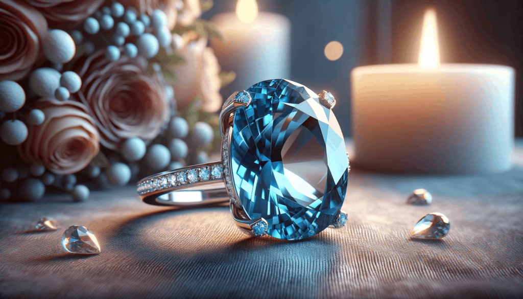 Aquamarine Engagment Ring