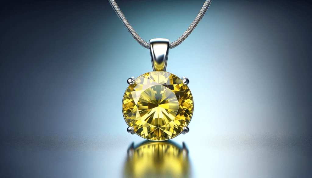 Yellow Sapphire Pendant